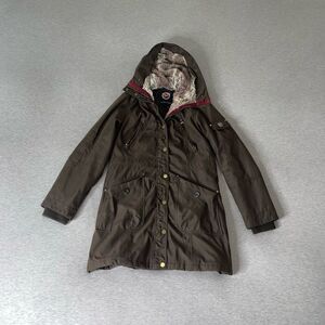 1 Madison Expedition Women's Full-Zip Faux Fur Hooded Parka Jacket